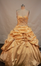 Sweet Ball gown Sweetheart neck Floor-Length Quinceanera Dresses Style FA-Y-121