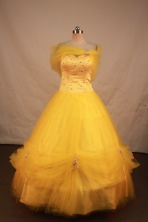 Sweet Ball gown Sweetheart neck Floor-Length Quinceanera Dresses Style FA-Y-132