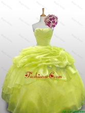 2016 Summer New Style Paillette and Beaded Quinceanera Prom Dresses in Organza SWQD010-3FOR