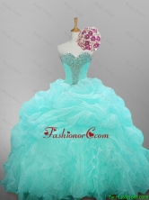 2016 Summer Top Seller Sweetheart Beaded Quinceanera Prom Dresses with Ruffled Layers SWQD014-9FOR