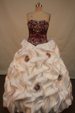 Exquisite Ball gown Sweetheart-neck Floor-length Quinceanera Dresses Style FA-C-110