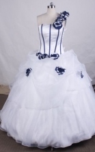 Fashionbale Ball gown One Shoulder Neck Floor-length Quinceanera Dresses Style FA-Z-0058
