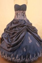 Affordable Ball gown Strapless Floor-length Quinceanera Dresses Style FA-W-397