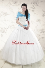 Discount White Quinceanera Dresses with Appliques XFNAO146AFOR