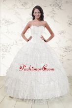 The Most Popular White Sequins Ball Gown Quinceanera Dresses for 2015 XFNAO726FOR