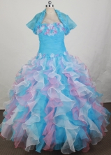 2012 Romantic Ball Gown Strapless Floor-length Qunceanera Dress Style RQDC011
