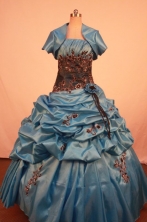 Exquisite Ball Gown Strapless Floor-Length Quinceanera Dresses Style FA-SS003