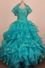 Romantic Ball Gown Sweetheart Neck Floor-Length Quinceanera Dresses Style WLX423001