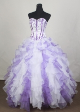 2012 Romantic Ball Gown Sweetheart Floor-length Quinceanera Dress LHJ42710