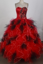 2012 Unique Ball Gown Sweetheart Floor-Length Quinceanera Dresses Style JP42674