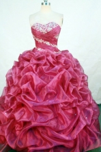 Beautiful Ball Gown Sweetheart-neck Floor-length Quinceanera Dresses Style FA-W-313