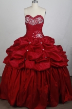 Brand New Ball gown Sweetheart-neck Floor-length Quinceanera Dresses Style FA-W-r53