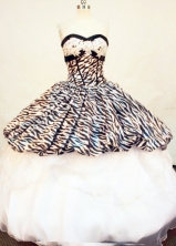 Discount Ball Gown SweetheartFloor-length Quinceanera Dresses Appliques Style FA-Z-0185