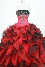 Luxurious Ball Gown Strapless Floor-length Quinceanera Dresses Style FA-W-333