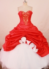 Beautiful Ball gown Sweetheart-neck Floor-length Quinceanera Dresses Style FA-W-281