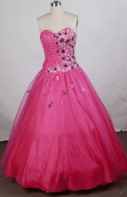 New Ball gown Sweetheart-neck Floor-length Quinceanera Dresses Style FA-W-r89