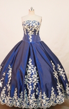 Popular Ball gown Strapless Floor-length Quinceanera Dresses Style FA-W-263