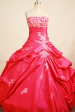Popular Ball gown Strapless Floor-length Quinceanera Dresses Style FA-W-276