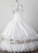 2012 Exquisite Ball Gown Strapless Floor-length Quinceanera Dress Style RFGDC027