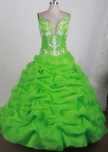 2012 Unique Ball Gown Sweetheart Straps Floor-Length Quinceanera Dresses Style JP42673