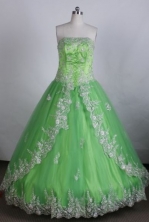 Discount Ball gown Strapless Floor-Length Quinceanera Dresses Style FA-Y-206