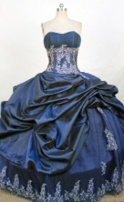 Elegant Ball Gown Sweetheart Floor-length Quinceanera Dresses Appliques Style FA-Z-0336