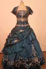 Exquisite Ball Gown Strapless Floor-Length Quinceanera Dresses Style  X042426
