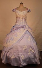 Fashionable Ball Gown Off The Shoulder Floor-length Quinceanera dress Style X042482