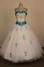 Fashionable Ball Gown Strapless Floor-Length Hot Pink Beading and Applqiues Quinceanera Dresses Style FA-S-308