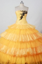 Fashionable Ball gown Strapless Floor-Length Quinceanera Dresses Style FA-Y-04