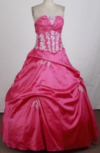 Gorgeous Ball Gown Straplesss Floor-length Quinceanera Dress ZQ12426050