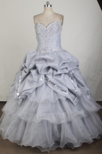 Gorgeous Ball Gown Sweetheart Neck Floor-length Gary Quinceanera Dress LZ426018