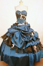 Modest Ball gown Sweetheart neck Floor-Length Quinceanera Dresses Style FA-Y-46 
