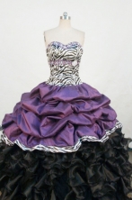Modest Ball gown Sweetheart neck Floor-Length Quinceanera Dresses Style FA-Y-62