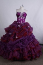 Perfect Ball gown Sweetheart neck Floor-Length Quinceanera Dresses Style FA-Y-24