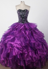 Exclusive Ball Gown Sweetheart Neck Floor-length Quinceanera Dress LZ42603