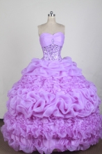 Exquisite Ball Gown Sweetheart Neck Floor-length Quinceanera Dress LZ42608