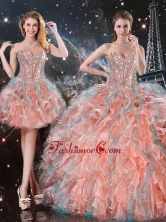 Fashionable Ball Gown Sweetheart Detachable Sweet 16 Gowns for Fall QDDTA99001FOR