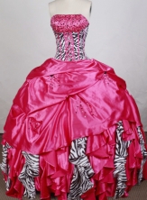 Gorgeous Ball Gown Strapless Floor-length Quinceanera Dress LZ426