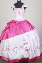 Luxurious Ball Gown Square Neck Floor-length Quinceanera Dress LZ42607