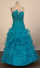 Romantic Ball Gown Sweetheart Neck Floor-length Quinceanera Dress LZ42624