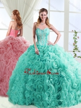 Visible Boning Beaded and Applique Detachable Quinceanera Dresses in Rolling FlowersSJQDDT566002FOR