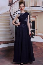  Sleeveless Side Zipper Floor Length Lace 