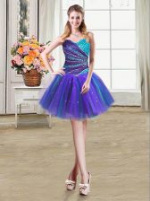 Designer Multi-color Sleeveless Tulle Lace Up for Prom and Party