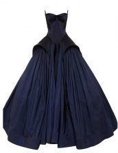 Strapless Sleeveless Floor Length Ruching Navy Blue Taffeta