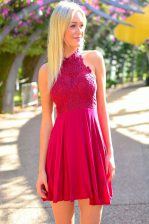  Halter Top Sleeveless Appliques Zipper Prom Evening Gown