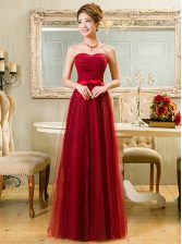  Sweetheart Sleeveless Tulle and Lace Homecoming Dress Belt Zipper