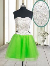  Prom and Party with Beading and Sequins Sweetheart Sleeveless Zipper