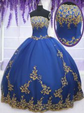 Dynamic Organza Sleeveless Floor Length Quinceanera Dresses and Appliques