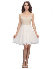  Sleeveless Backless Mini Length Beading 